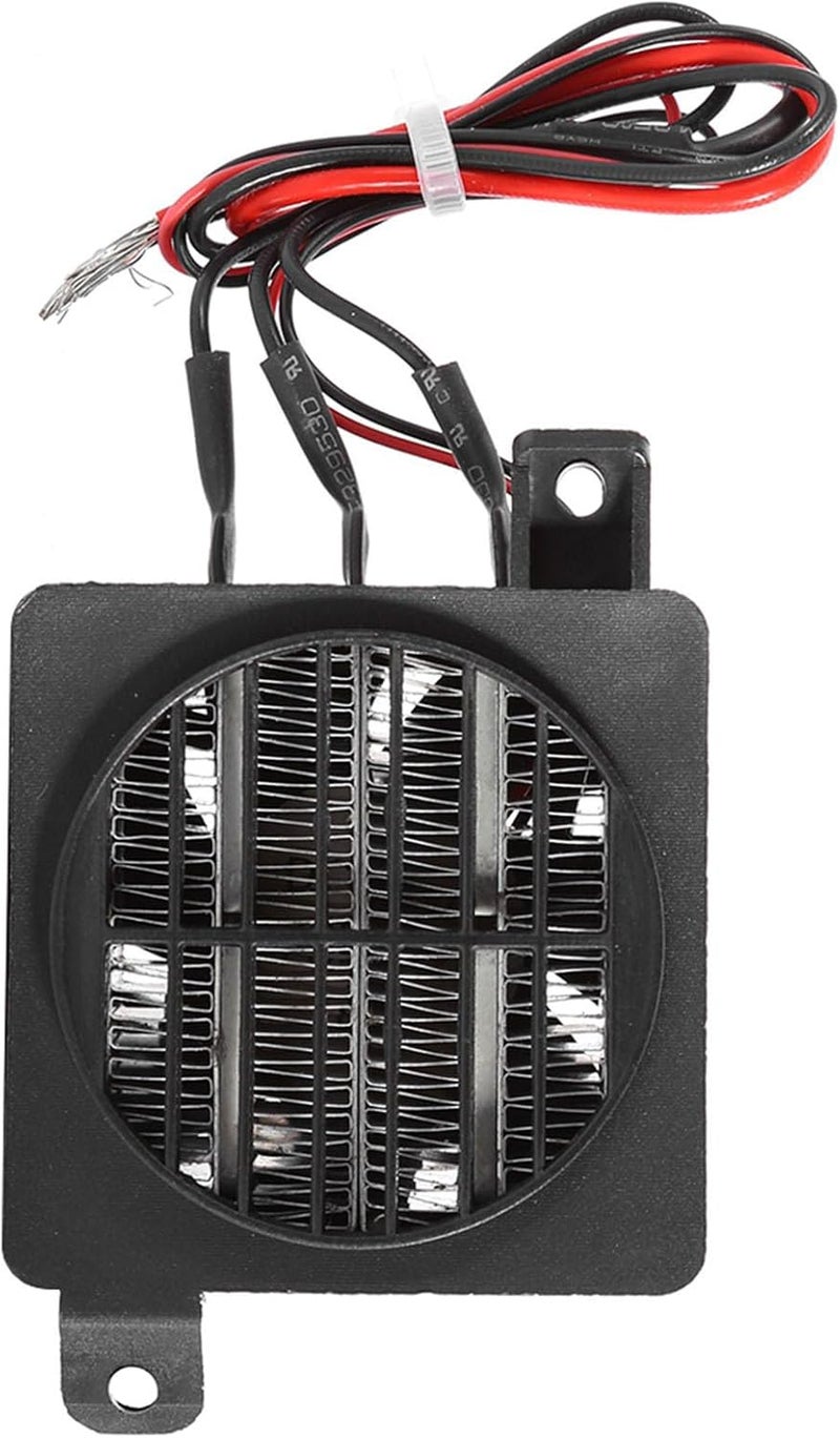 Pssopp Constant Temperature PTC Fan Car Heater, Portable Space Heating Device for Small Instruments, 12V/24V Rated Power 180W/300W, Ideal for Vehicles and Incubators (24V 150W) - Image 3