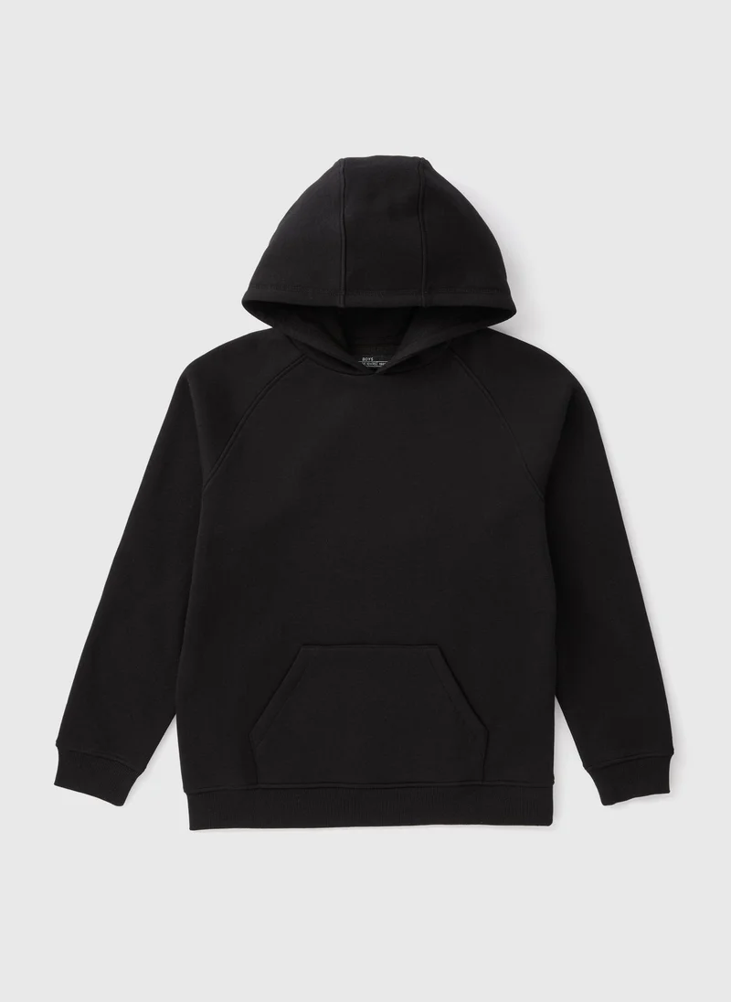 Matalan Boys Black Hoodie