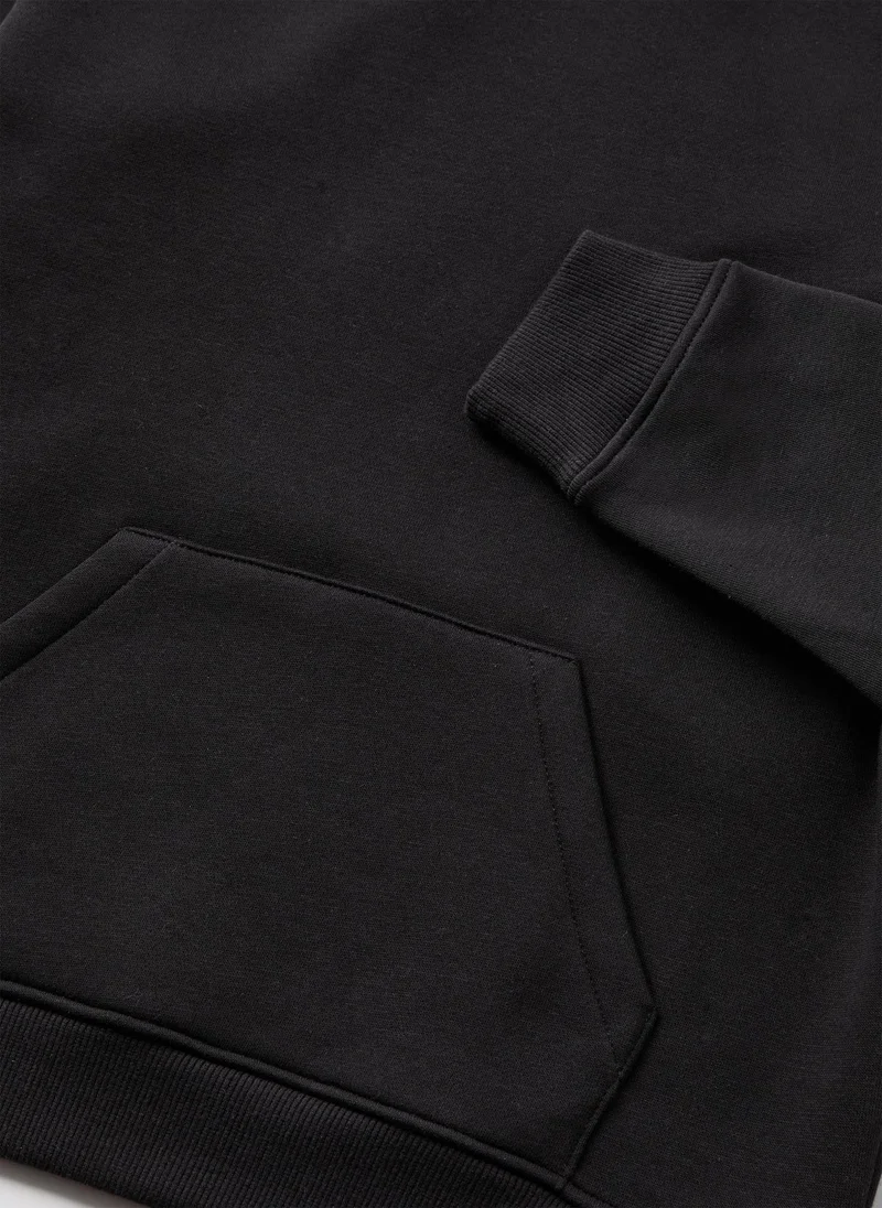 Matalan Boys Black Hoodie