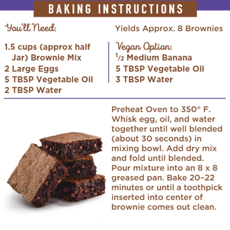 PB2 Pantry Chocolate Chip Cookie and Brownie Mix, Gluten Free, Non-GMO, 4g Protein Per Cookie, Vegan (2 Jars - 16 Oz Each) - Image 5