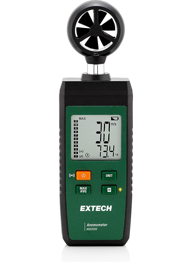 Extech An250W Airflow Meter With Connectivity To Exview App - Image 2