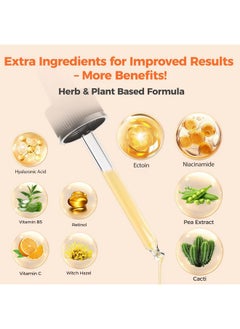 +1HEROLABS Retinol Serum for Face 2.5%, B5 Resurfacing Retinol Serum with Vitamin C, Vitamin E, Hyaluronic Acid, Niacinamide, Serum for Anti-Aging, Wrinkle Smoothing, Dark Spot Corrector, Brighten Dullness  - Image 3