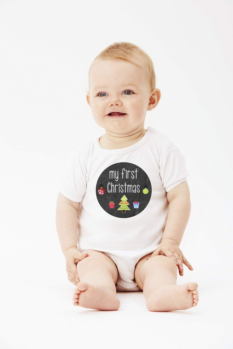 Months In Motion My First Holiday Baby Stickers Milestone Christmas  Birthday  Halloween  Easter  Thanksgiving Baby Sticker Chalkboard - Image 5