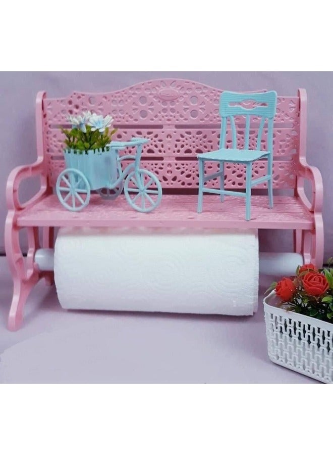 Get a versatile sofa tissue holder with a smart design! Functions as a tissue or towel holder at the bottom, while the top section can be used for spices or mugs. Made from durable materials, making it perfect for various home uses. A stylish and practical addition to your space! - Image 2