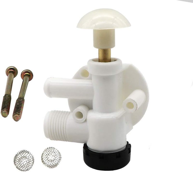 KIPA RV Water Valve Assembly for Toilets - Image 1