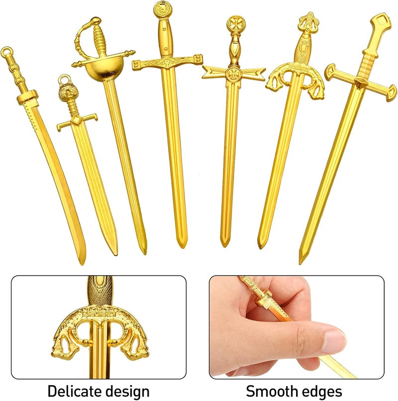 comfrt 21 Pieces Antique Swords Knife Bookmark Charms Swords Knife Pendants Knife Charms for Bookmarks DIY Necklace Bracelace Jewelry Making - Image 3