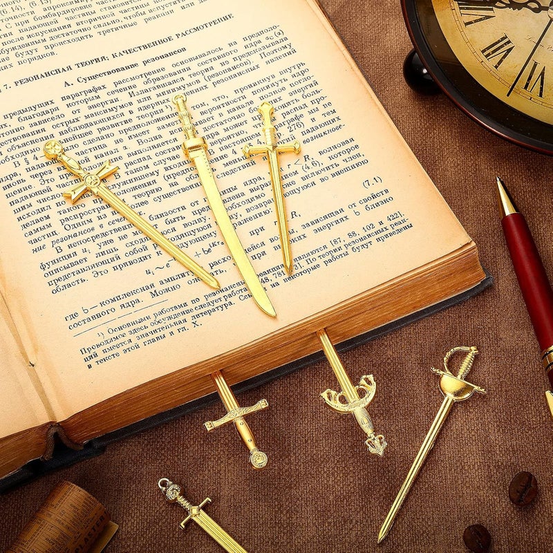 comfrt 21 Pieces Antique Swords Knife Bookmark Charms Swords Knife Pendants Knife Charms for Bookmarks DIY Necklace Bracelace Jewelry Making - Image 5