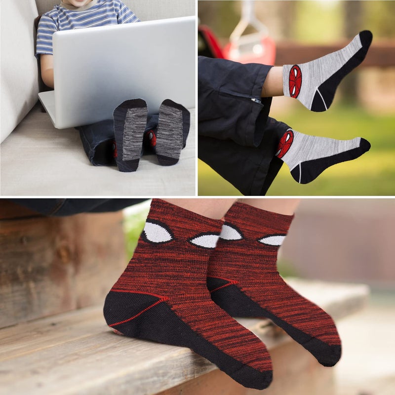 Marvel Spiderman Boys Socks, 10-Pack of Decorative Spiderman Toddler Socks, Amazing Legends Socks for Boys - Image 4