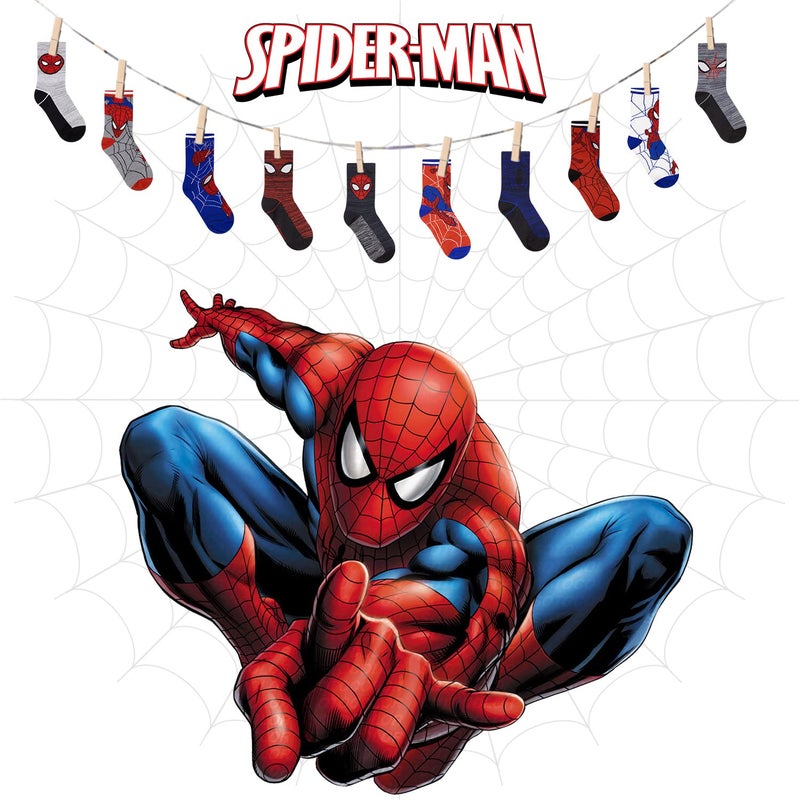 Marvel Spiderman Boys Socks, 10-Pack of Decorative Spiderman Toddler Socks, Amazing Legends Socks for Boys - Image 5