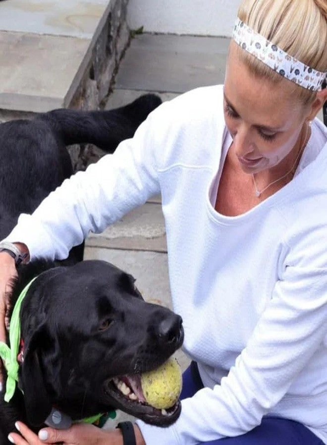 Sweaty Bands Womens Girls Headband - Non-Slip Velvet-Lined Exercise Hairband - 2-Pack Dogs Days and Wicked Black 5/8-Inch - Image 2