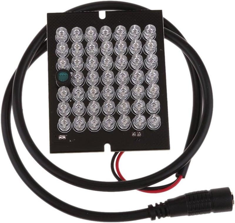 klarako 940nm infrared 48 LED Array board IR Illuminator with IR Range up to 30m For all kinds of Camera Modules, Power DC 12V - Image 3