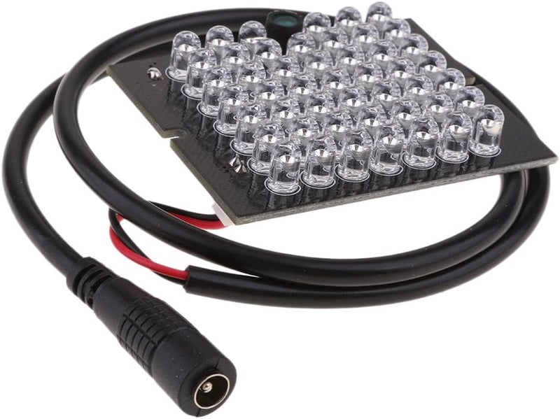 klarako 940nm infrared 48 LED Array board IR Illuminator with IR Range up to 30m For all kinds of Camera Modules, Power DC 12V - Image 1