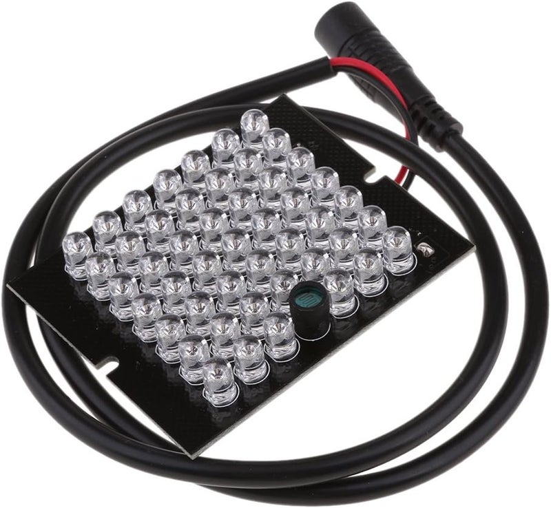 klarako 940nm infrared 48 LED Array board IR Illuminator with IR Range up to 30m For all kinds of Camera Modules, Power DC 12V - Image 5