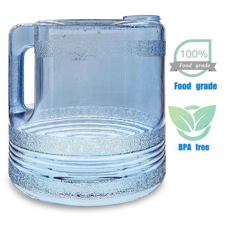 اكسيفي Xcivi حاوية مياه سعة 1 جالون / 4 لتر لزجاجة تجميع بديلة لتقطير المياه، وعاء جالون بلاستيكي محمول، مقصف مياه متوافق مع Megahome وأجهزة تقطير المياه الأخرى على سطح الطاولة - Image 5