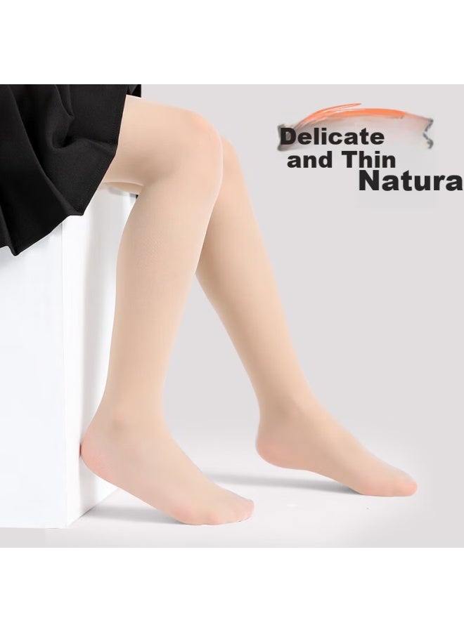 Zhiyouban Children's Thin Skin Color Leggings Girls Spring And Autumn Thin White Silk Stockings Cat Claw Pantyhose - Image 2