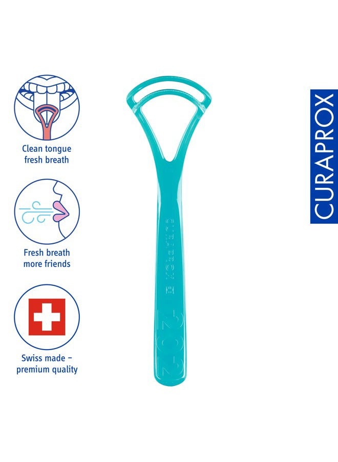 CURAPROX CTC 202 Tongue Scraper, with 2 Edges - Image 2