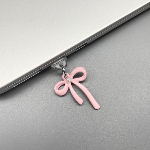 Pmeixcy Mobile Charger Protector, Dust Plug Charm Set of 3, Zinc Alloy Phone Charger Port Cover, Decorative Dust Plug for Kindle Paperwhite, Stylish Accessories for Daily Use, Outing, Party - Image 3
