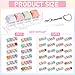 OBUSATT 12 Pcs Keyboard Fidget Toys Stress Relief Fidget Clicker Keyboards Set Colorful Keyboard Decompression Toys Button Stress Relief Gifts for Adults to Relieve Stresses Pass Time Party Giveaways Favors - Image 4