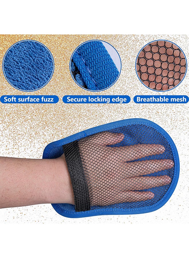 Depend 2PCS Sand Remover For Beach, Sand Removal Bag, Soft Sand Wipe Off Mitts, Sand Free Beach Accessories Essentials, Beach Sand Remover Cleaner Mitts Bag For Beach Activities Volleyball Sandboxes - Image 4