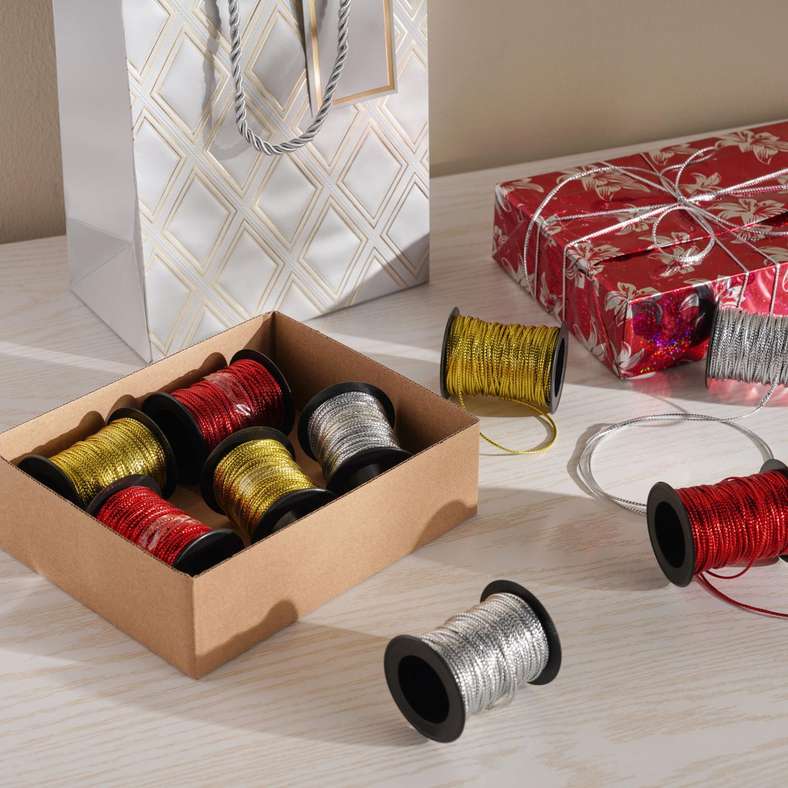 Premium 9-Piece Gift Decore Ropes 10 Meter-Multi