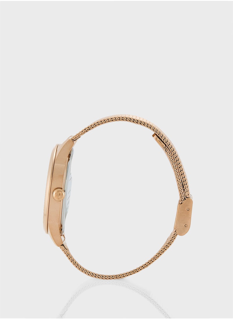 TOMMY HILFIGER Camille Mesh Strap Analog Bracelet Watch  - Image 3