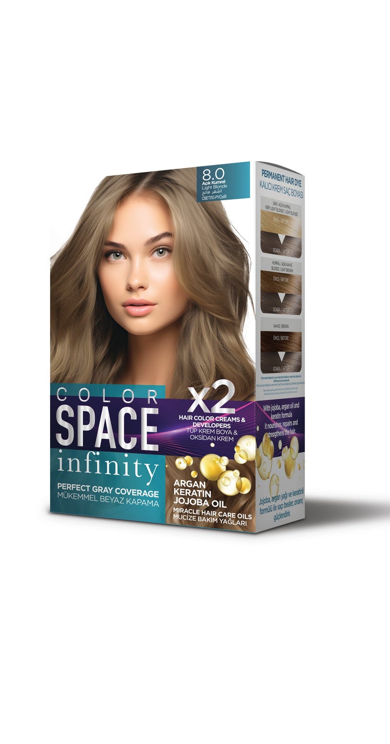 Color Space Infinity Hair Dye Kit 8.0
