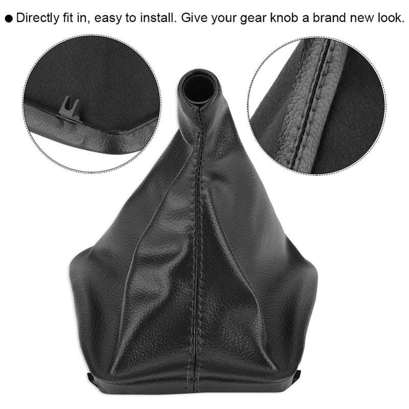 Left Hand Driver Car Gear Stick Shift Knob Gaiter Boot Cover for E34 E36 Z3 - Image 4