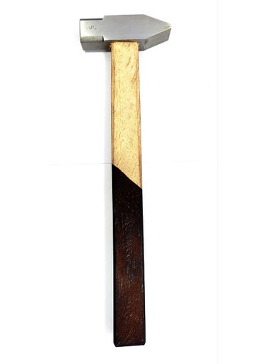 PERFECT TECH PERFECT TECH High Carbon Steel Hammer Frame MakerCarpenters HammerMachinist Hammer With Double Colour Wooden Handle 300gram Head  - Image 1