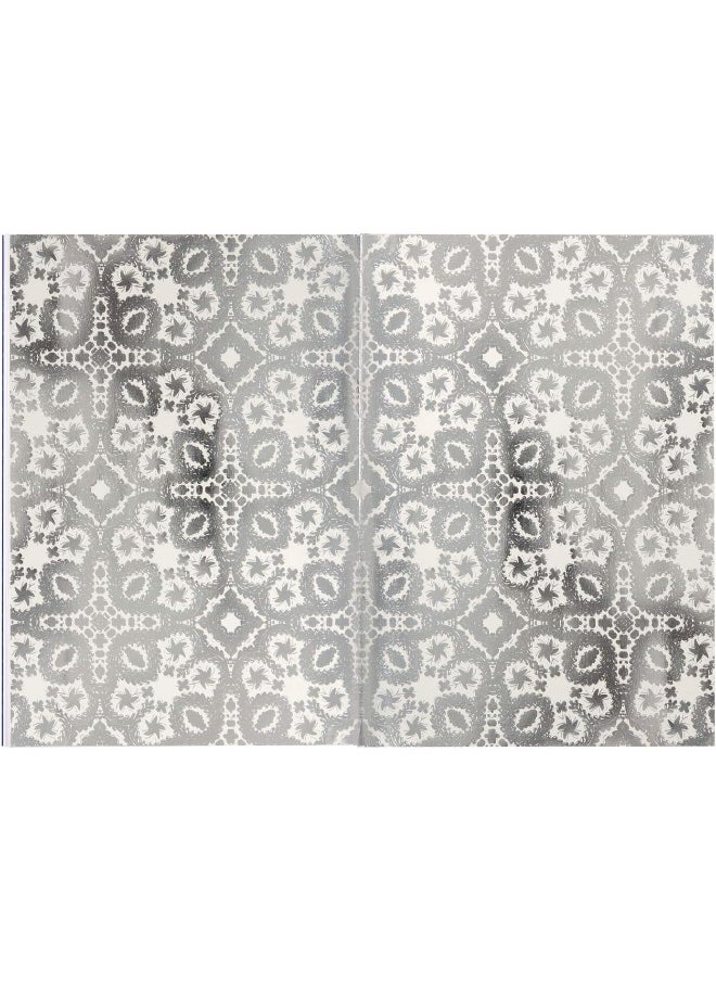 Christian Lacroix A5 Journal, Black Paseo Pattern - 6” x 8” - Layflat Writing Journal with 152 Ruled Ivory Pages  - Image 2