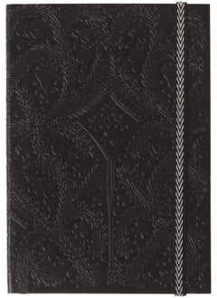 Christian Lacroix A5 Journal, Black Paseo Pattern - 6” x 8” - Layflat Writing Journal with 152 Ruled Ivory Pages  - Image 1