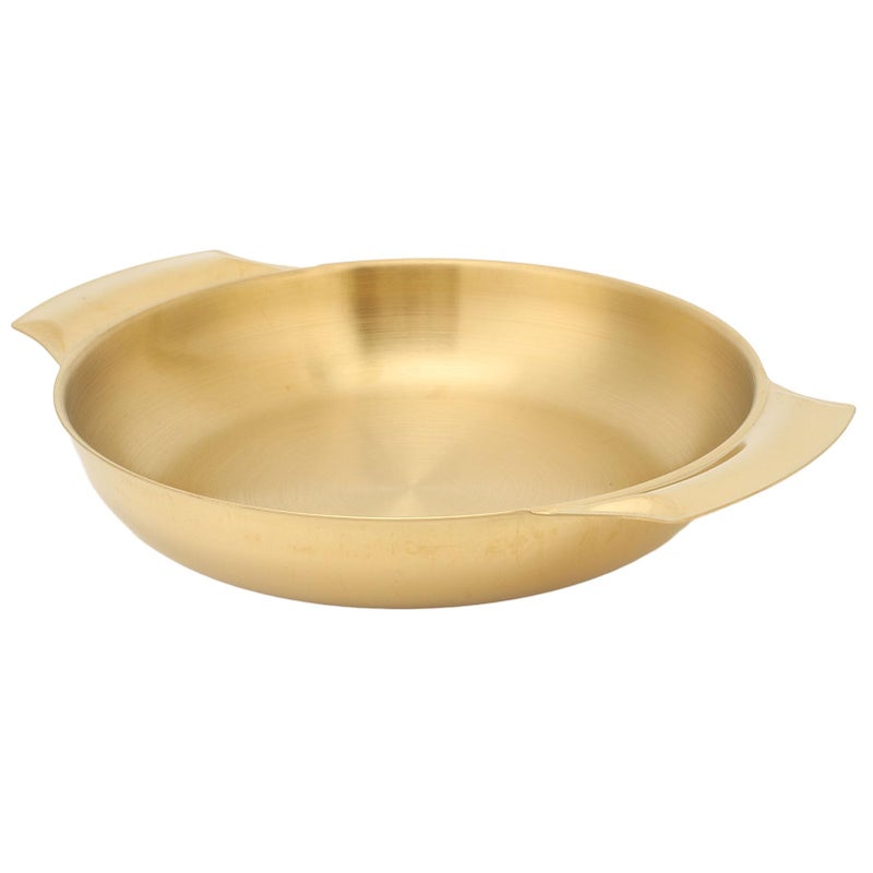 Large Stainless Steel Paella Pan For 6 Servings Easy Clean Uniform Heating - Image 5