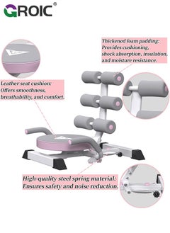 GROIC Sit up Exercise Equipment,Back Relax Chair with Foam Roller Relieve Back Pain Back Stretcher,Sit Up Bar for Floor,Workout Equipment,Sit Up Assistant Device,Home Workout  - Image 5