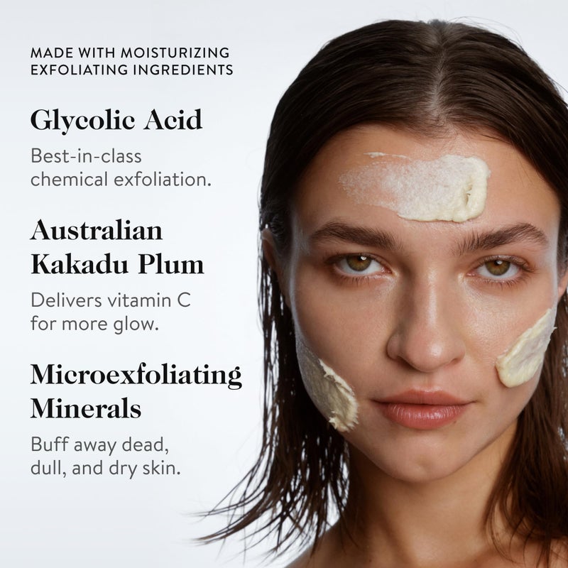 goop Beauty Microderm Exfoliator | Microdermabrasion Scrub to Smooth Textured Skin | Physical & Chemical Exfoliant | Micro-Exfoliating Minerals & Glycolic Acid | 1.7 fl oz - Image 3