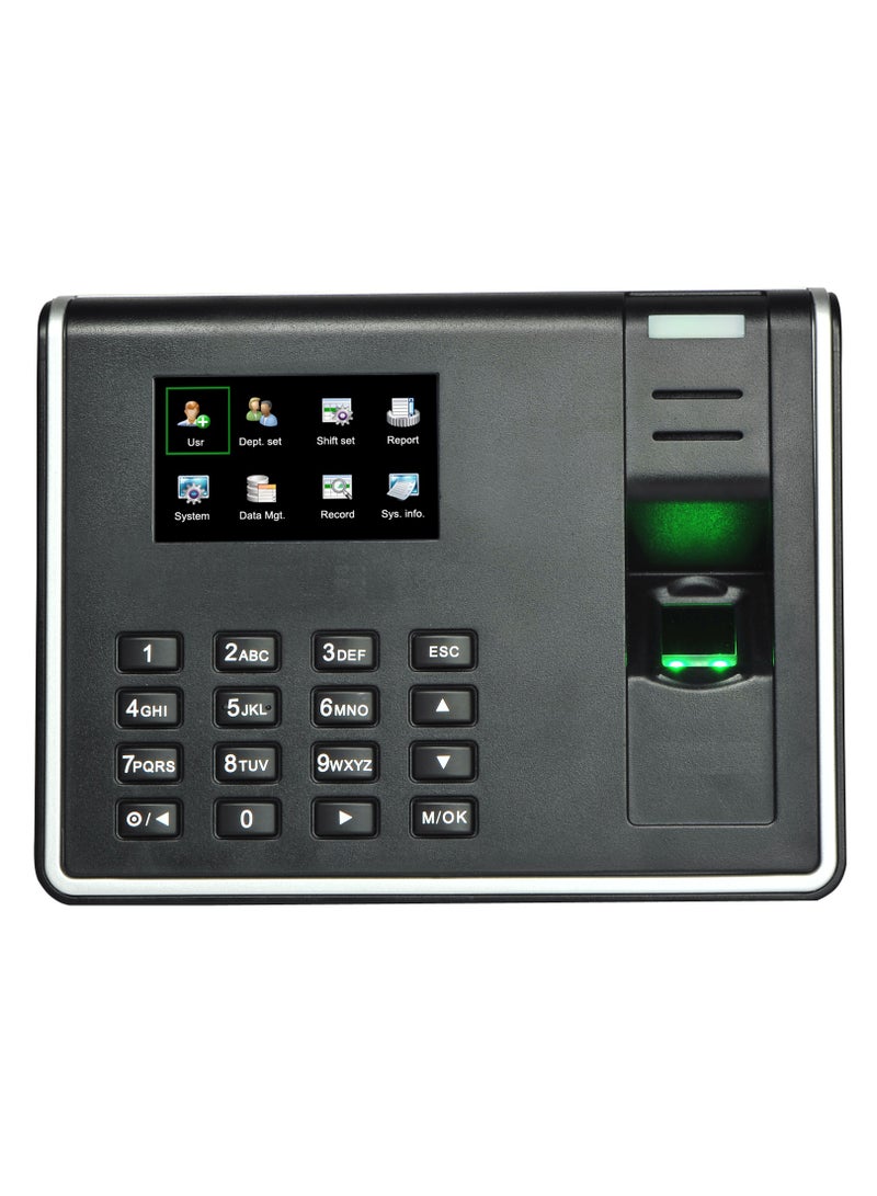 ZK teco LX17 Fingerprint Time Attendance Terminal with 2.8" TFT Display, USB Host/Client – 500 Fingerprints, 50,000 Log Capacity - Image 1