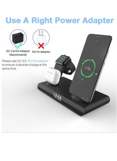 AROAQ Wireless Charger Stand 3 in 1 Dock 20W Fast Charging Station for iPhone12/13/14/15, iWatch and AirPods  - Image 5