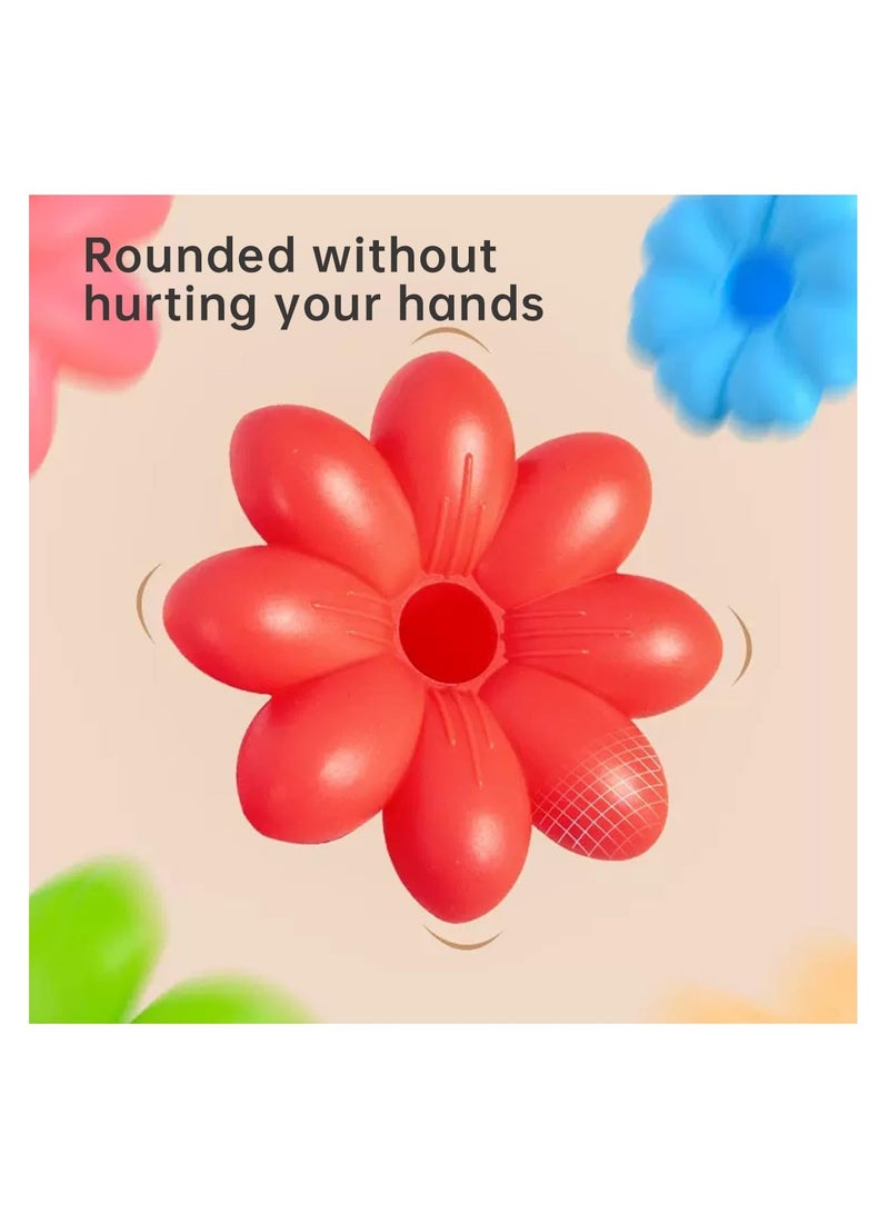 ECVV مجموعة ألعاب الألغاز المكونة من 93 قطعة من ECVV DIY لبناء حديقة الزهور، مجموعة مكعبات بناء لتنمية التفكير المنطقي والخيال لدى الأطفال، مصممة للأطفال والمراهقين والبالغين - Image 4