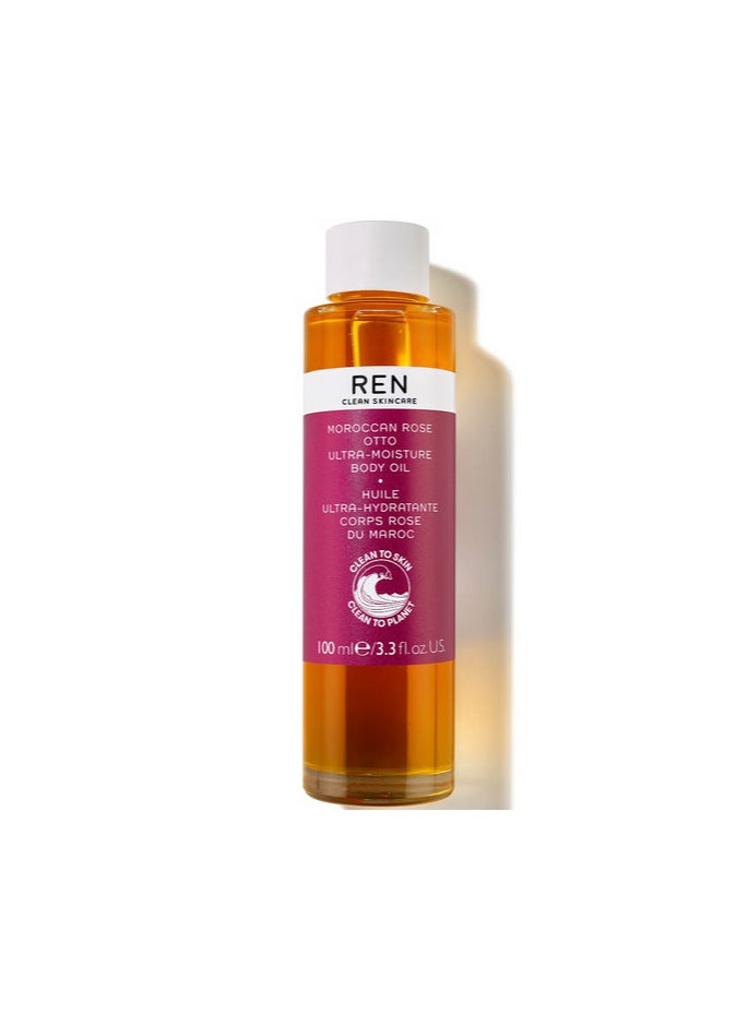 REN CLEAN SKINCARE REN Clean Skincare Moroccan Rose Otto Ultra-Moisture Body Oil 100ml 
