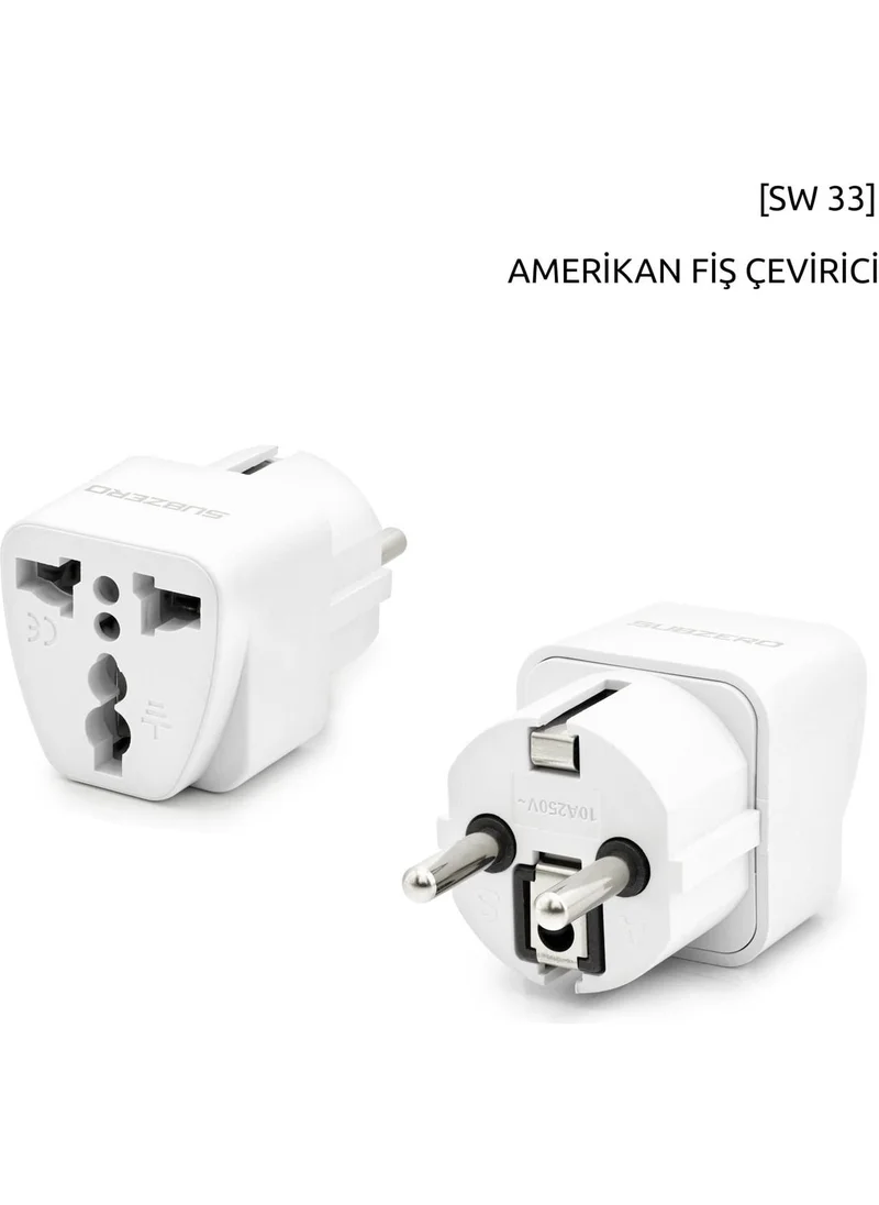 صبزيرو American Socket Converter NO:008