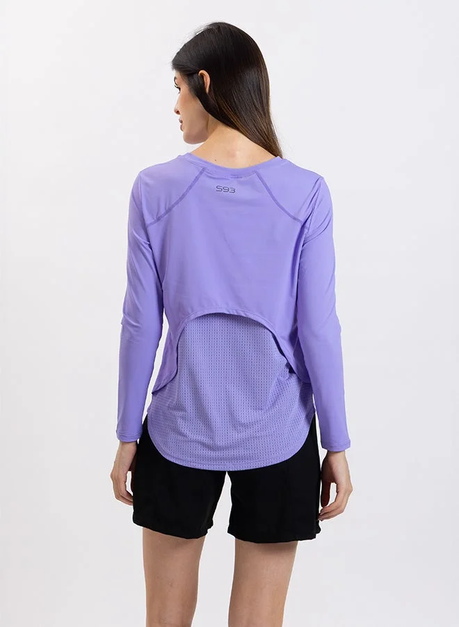 Shapes PURPLE SOFT VENTILATED LONG TOP for Women | Best Price UAE