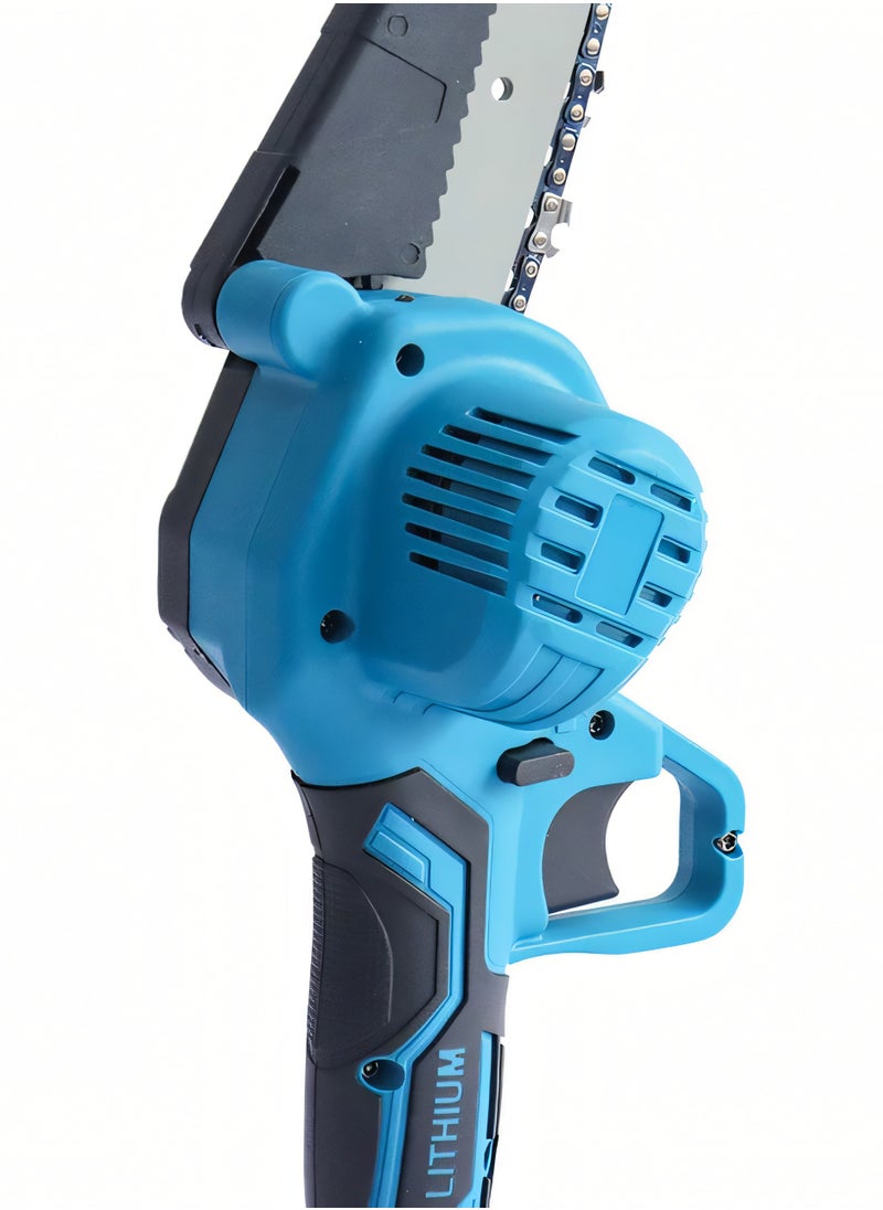 BOSS - Cordless Chainsaw 6 INCH With 2 36V Rechargeable Battery Portable Cutting Tool - Image 1