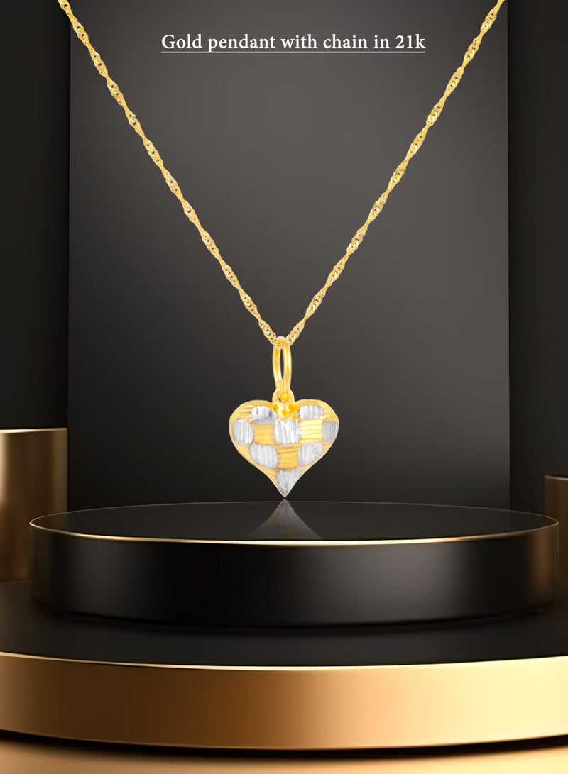 BAFLEH JEWELLERY 21k Gold Necklaces: A Gleaming Statement of Sophistication - Image 5