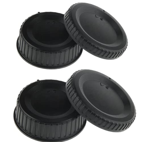 QuikProf Rear Lens and Camera Body Cover Cap for Nikon DSLR Cameras - Image 1