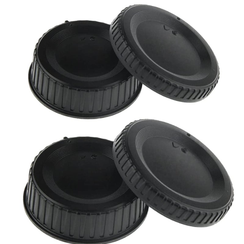 QuikProf Rear Lens and Camera Body Cover Cap for Nikon DSLR Cameras - Image 3