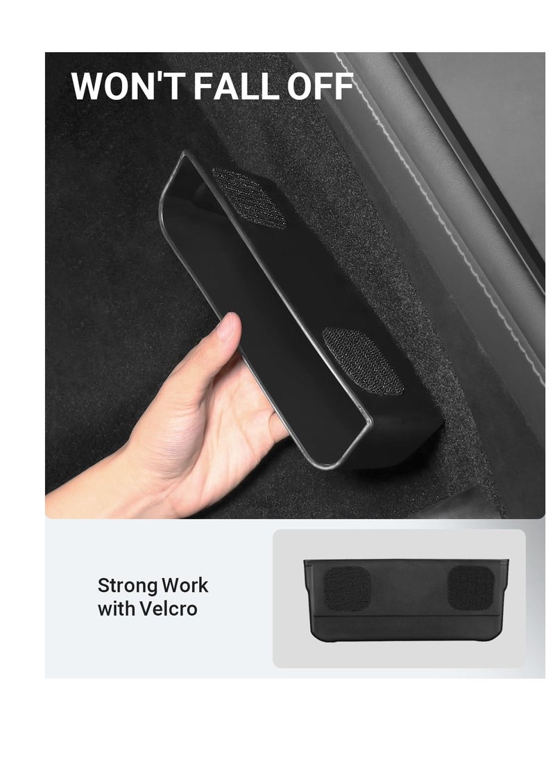Generic Tesla Center Console Organizer for Model Y 3 S X Silicone Storage Box for Glasses Keys Cards Phones Interior Accessories Black  - Image 4