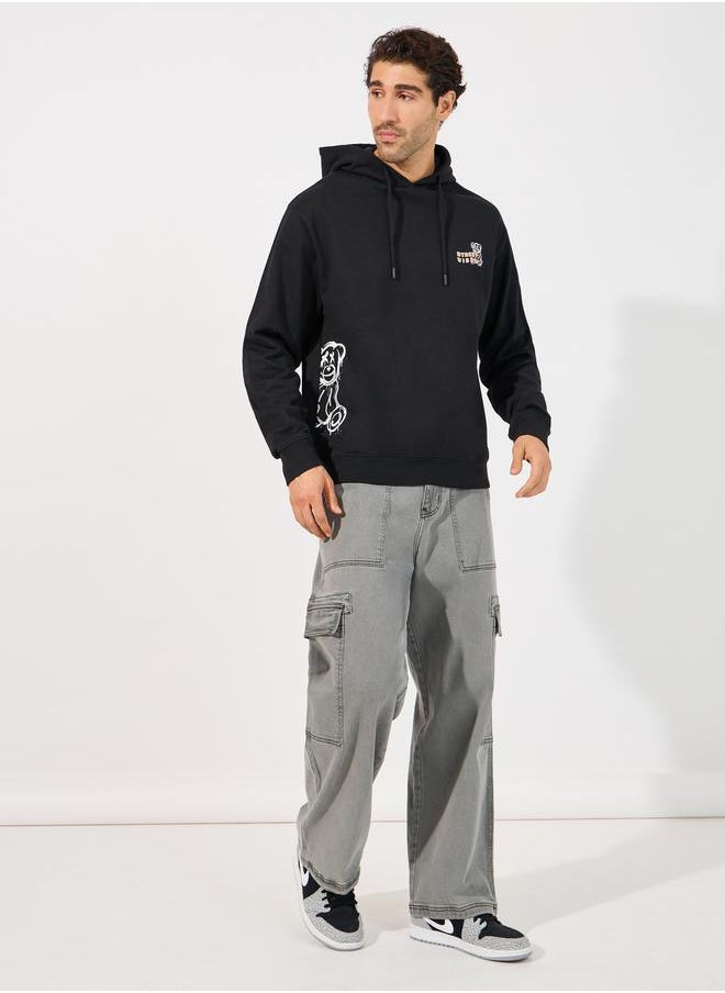 Teddy Graphic Print Relaxed Fit Hoodie - pzsku/Z6F1D8271227EEFC8AC5DZ/45/_/1732177943/5be86674-9fe5-4a0b-bf7b-b0352c5f6f9a