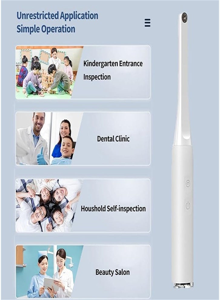 New Wireless WiFi Intraoral Camera Viewer for Dental Examination and Caries Prevention (White) - Image 3