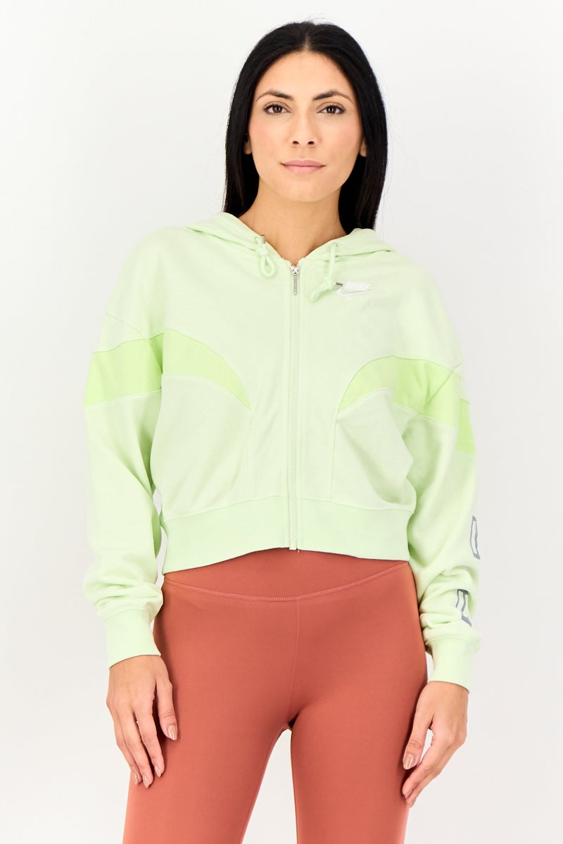 Nike Women Oversized Fit Long Sleeve Outdoor Hoodie, Mint Green - Image 1
