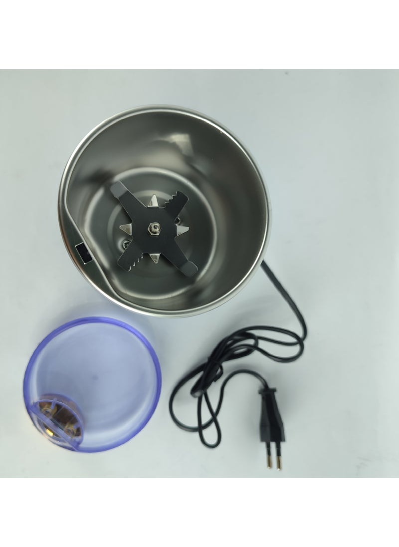 Generic - Practical stainless steel spice grinder, easy to use and clean - Image 1