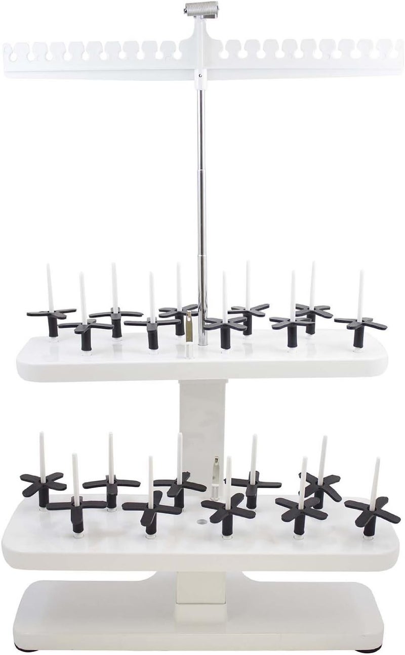 - 20 Spool Thread Stand for All Home Embroidery Machines Brother Babylock Janome Bernina Pfaff etc..
