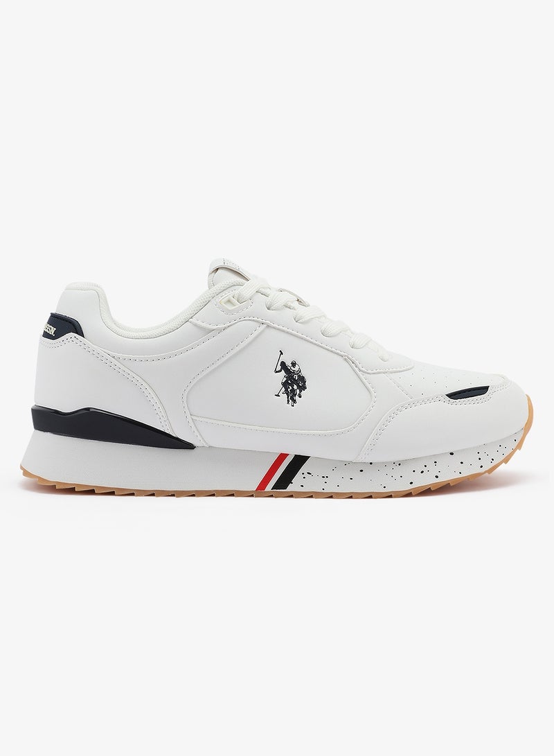 U.S. Polo Assn. Men's White Sneakers - Lightweight Modern Design Shoes, Comfortable Everyday Casual - Image 2